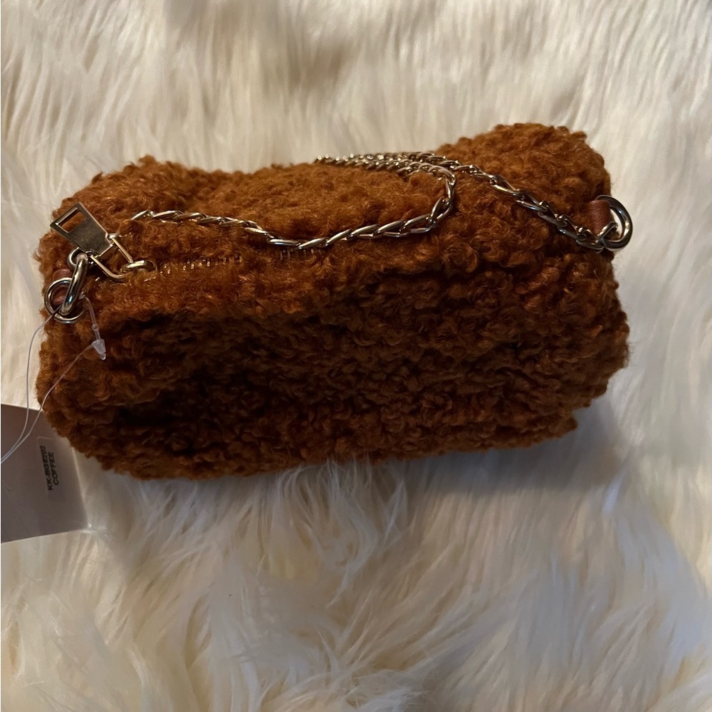 Faux fur purse